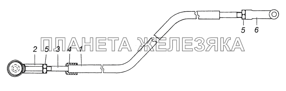 54115-1108040 Толкатель в сборе КамАЗ-5350 (6х6)