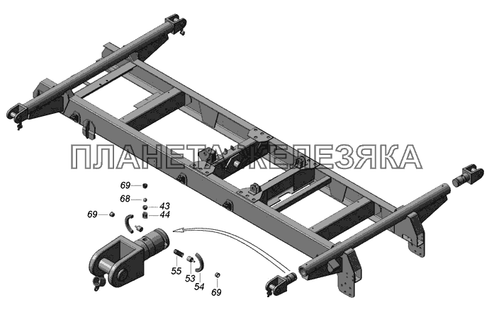 45142-8601010 Надрамник КамАЗ-45142