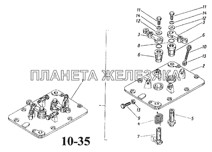 Крышка регулятора верхняя КамАЗ-5297