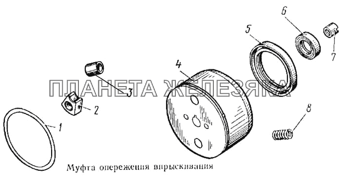 Муфта опережения впрыскивания КамАЗ-5315