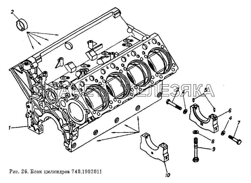 Блок цилиндров Общий (см. мод-ции)