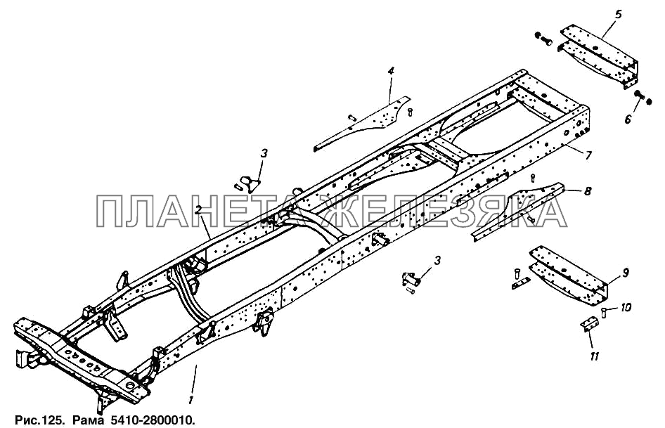 Рама 5410-2800010 Общий (см. мод-ции)