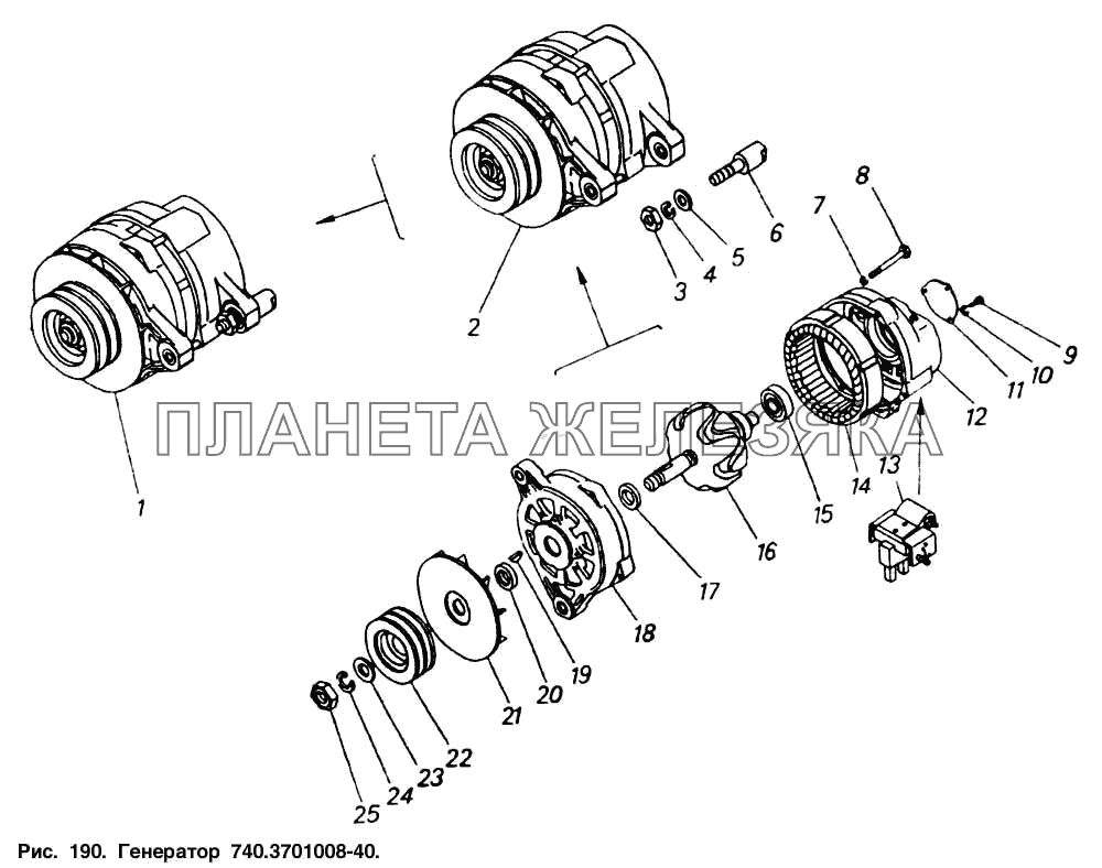 Генератор КамАЗ-5511