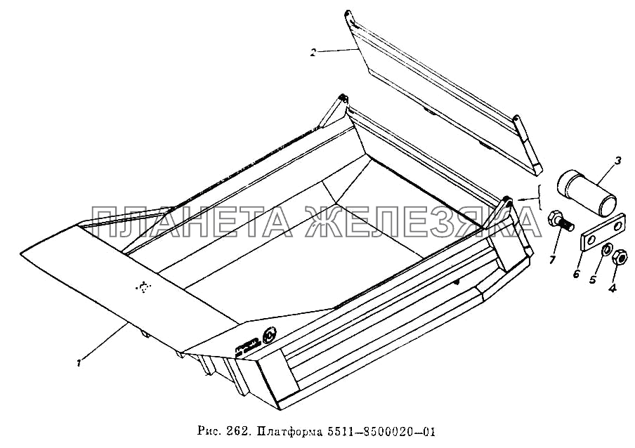 Платформа 5511-8500020-01 КамАЗ-5320