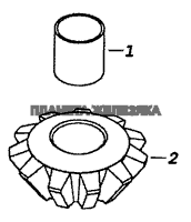 53212-2403054 Сателлит дифференциала заднего моста с втулкой КамАЗ-53229 (Евро 2)