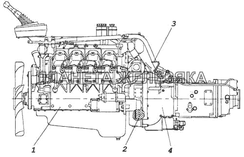 Агрегат силовой КамАЗ-5460