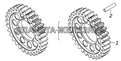 Шестерня коленчатого вала КамАЗ-5460