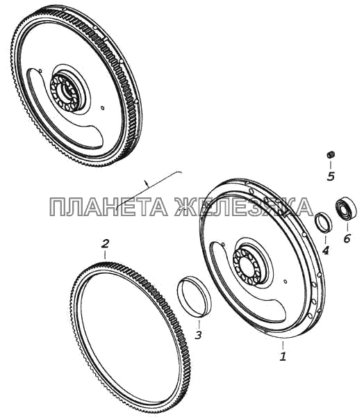 Маховик КамАЗ-5460