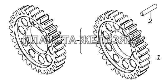 Шестерня коленчатого вала КамАЗ-5460 (каталог 2005 г.)