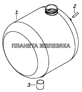 Бачок расширительный КамАЗ-5460 (каталог 2005 г.)
