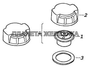Пробка расширительного бачка КамАЗ-5460 (каталог 2005 г.)