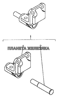 Кронштейн стабилизатора в сборе КамАЗ-6460