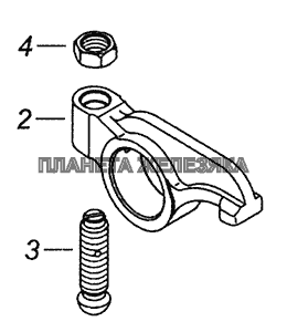 7406.1007140 Коромысло клапана КамАЗ-6460 (Евро 3, 4)