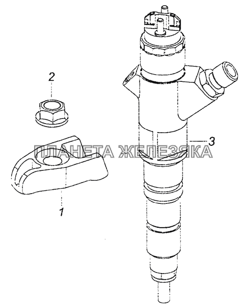 740.90-1112000 Установка форсунки КамАЗ-6460 (Евро 4)