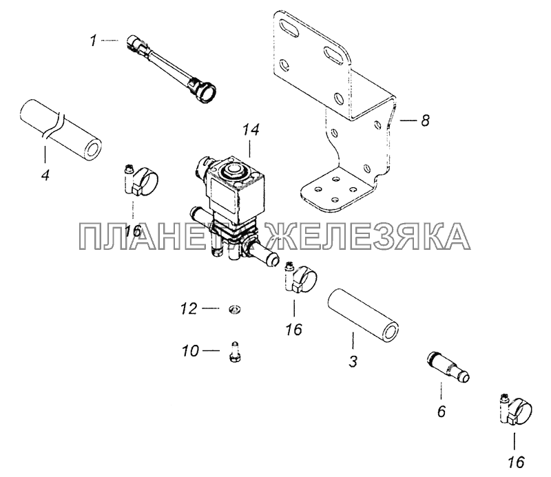 6520-1208650-10 Клапан КамАЗ-6460 (Евро 4)