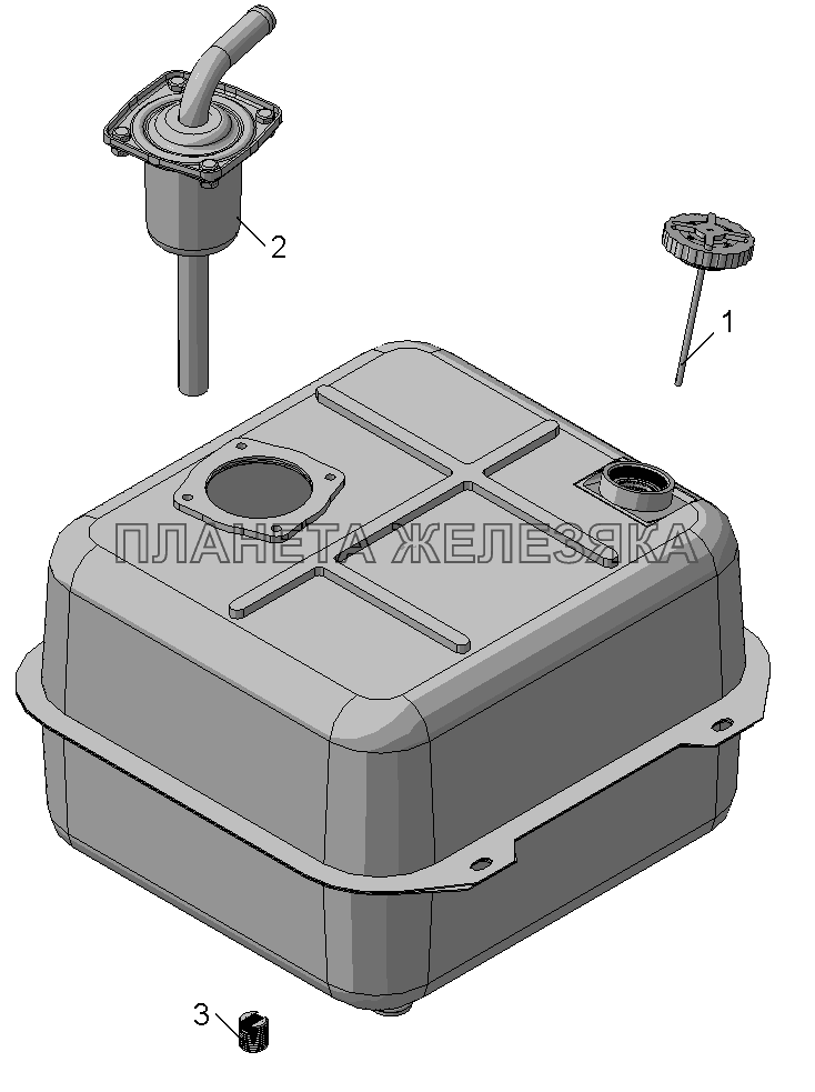 5511-8608010-02 Бак масляный КамАЗ-65111