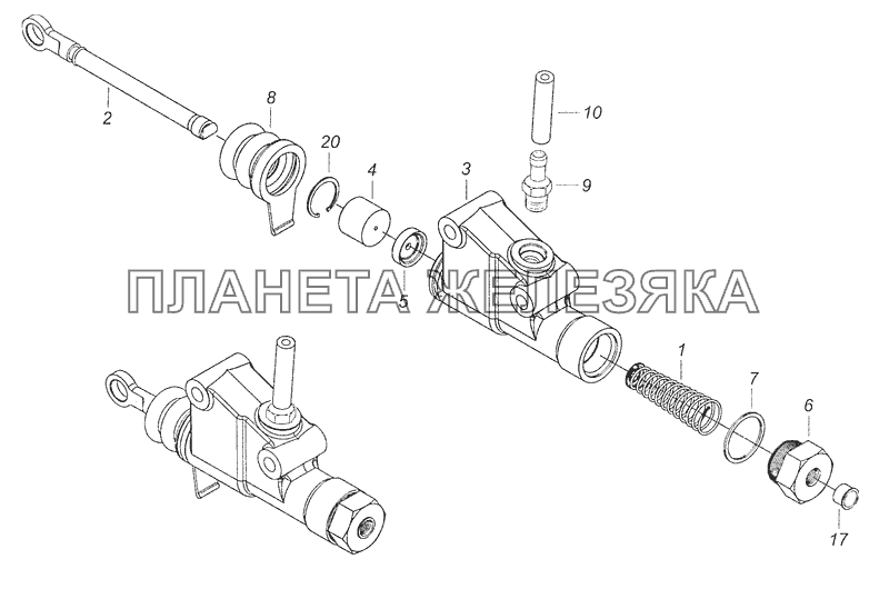 Цилиндр сцепления камаз 65115. Цилиндр сцепления главный 5320-1602510-10. Цилиндр 5320-1602510-10 сцепления КАМАЗ главный. Главный цилиндр сцепления КАМАЗ 43118 ПГУ. Главный цилиндр сцепления КАМАЗ 43118.