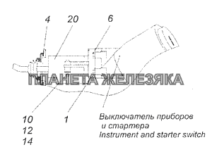 6520-3400006-19 Установка круиз-контроля КамАЗ-65111 (Евро 4)