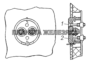53205-3723005 Установка розетки переносной лампы КамАЗ-65115, 65116 (Евро-4)