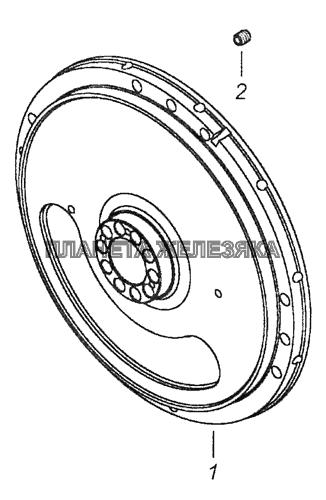 740.60-1005116-20 Маховик КамАЗ-65115, 65116 (Евро-4)
