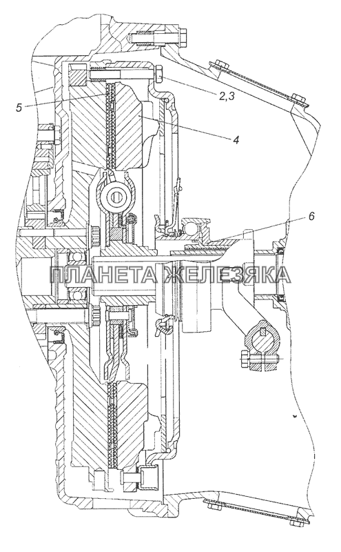 21.1600010 Сцепление КамАЗ-65115, 65116 (Евро-4)