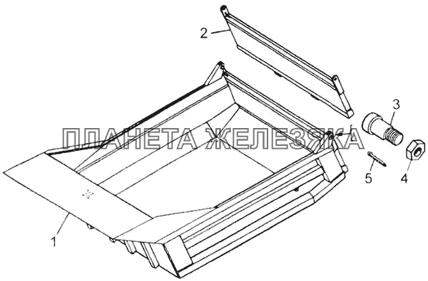 Платформа (55111) КамАЗ-65115