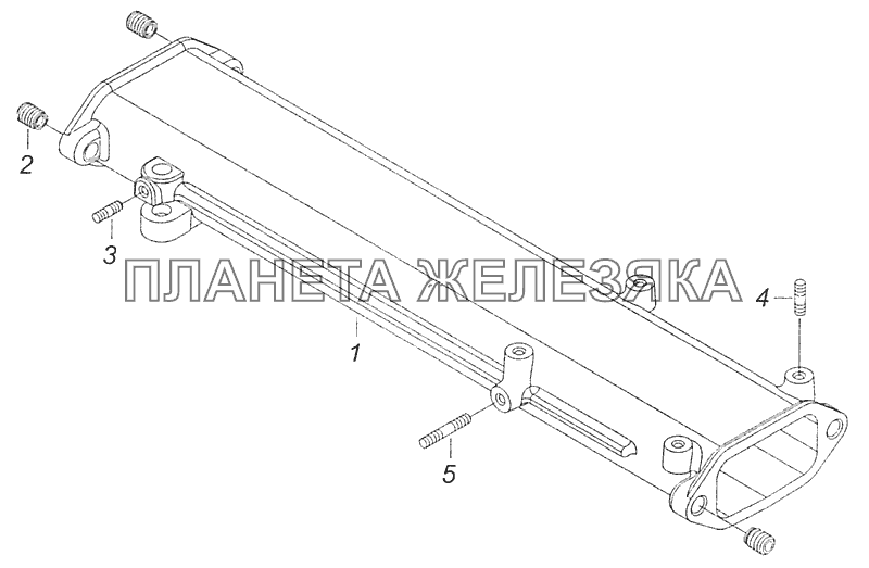 7406.1115122-10 Труба подводящая КамАЗ-65115 (Евро-3)