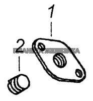 740.1002080 Заглушка водяной полости КамАЗ-65115 (Евро-3)