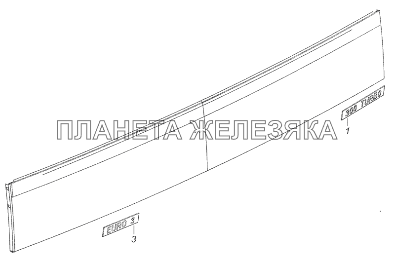 65115-8212291-86 Установка знаков двигателя КамАЗ-65115 (Евро-3)