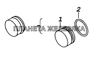 Заглушка с кольцом КамАЗ-65116