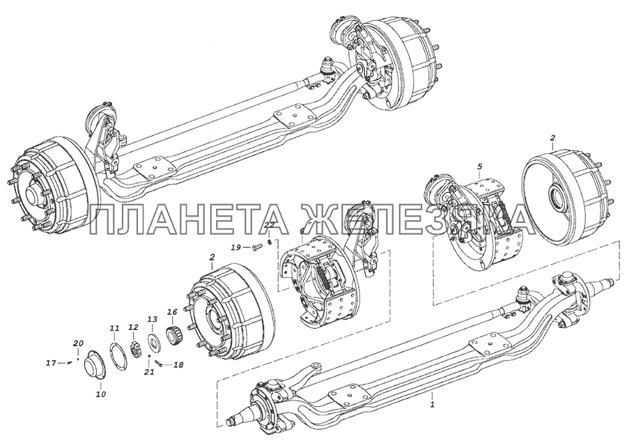 Схема ступицы камаз 65115 евро