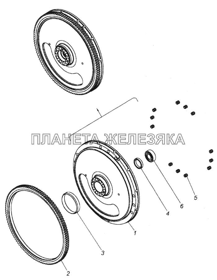 Маховик КамАЗ-6520