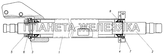 6520-3444010-19 Колонка рулевого управления КамАЗ-65201 Евро 2-3