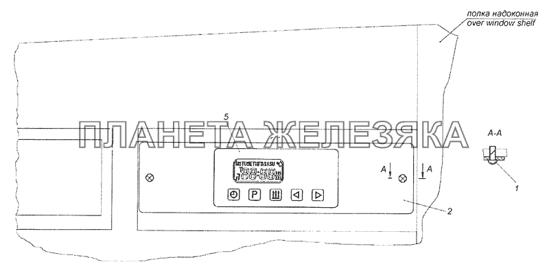 6520-3741060-92 Установка таймера КамАЗ-65201 Евро 2-3