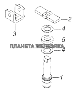 5320-8105015 Пробка крана КамАЗ-65201 Евро 2-3