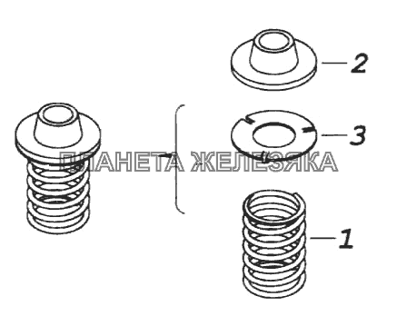 Пружина КамАЗ-6522
