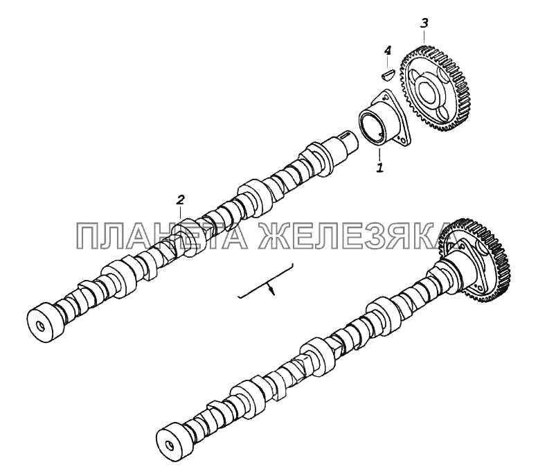 Распределительный вал КамАЗ-6522