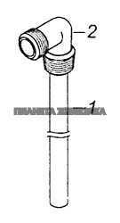 6522-1104136-99 Трубка слива топлива в бак с угольником КамАЗ-65226