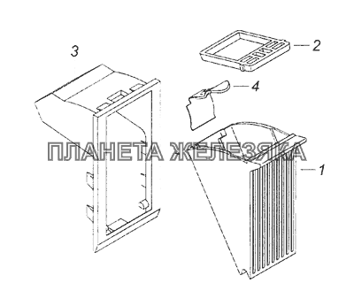 5320-8203010-01 Пепельница в сборе КамАЗ-65226