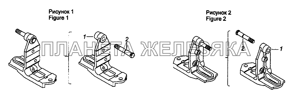 Корпус запора кабины правый КамАЗ-65226