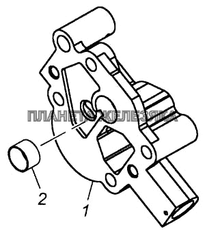 Крышка масляного насоса в сборе КамАЗ-6540