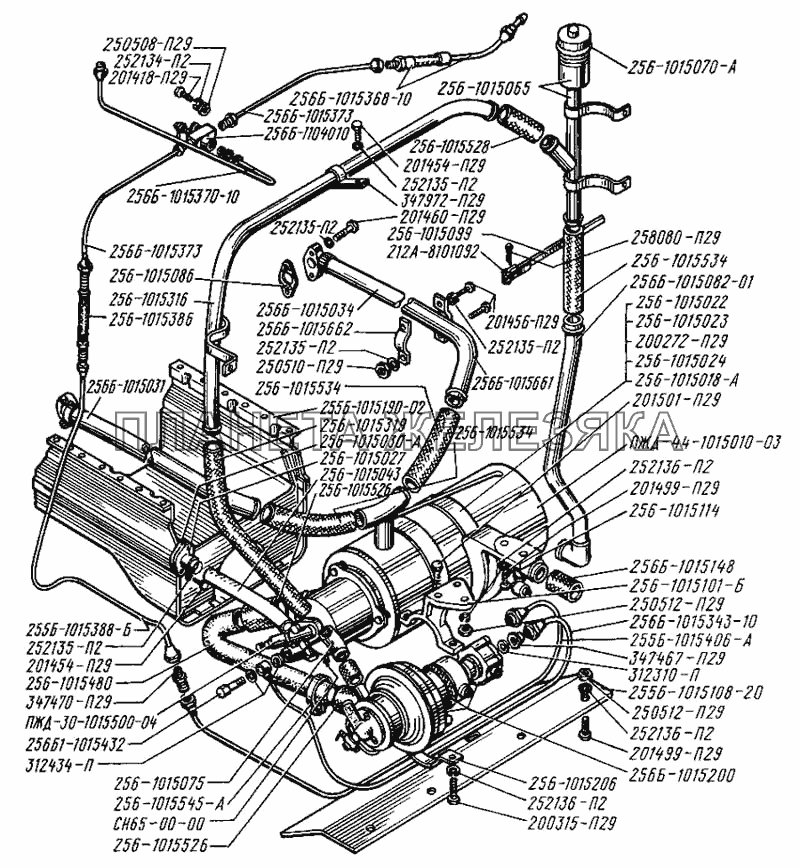 Устройство пусковое подогревательное КрАЗ-255