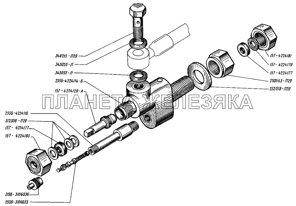 Кран колесный КрАЗ-255