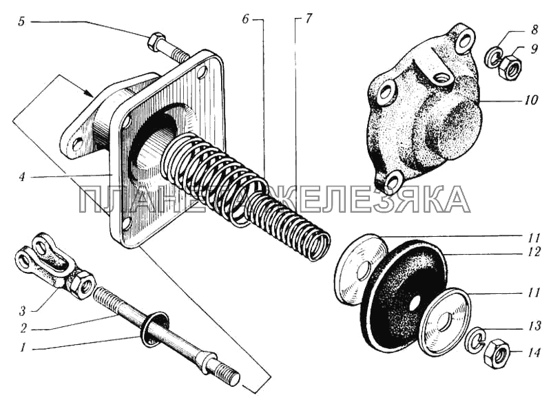 Пневмокамера КрАЗ-6510