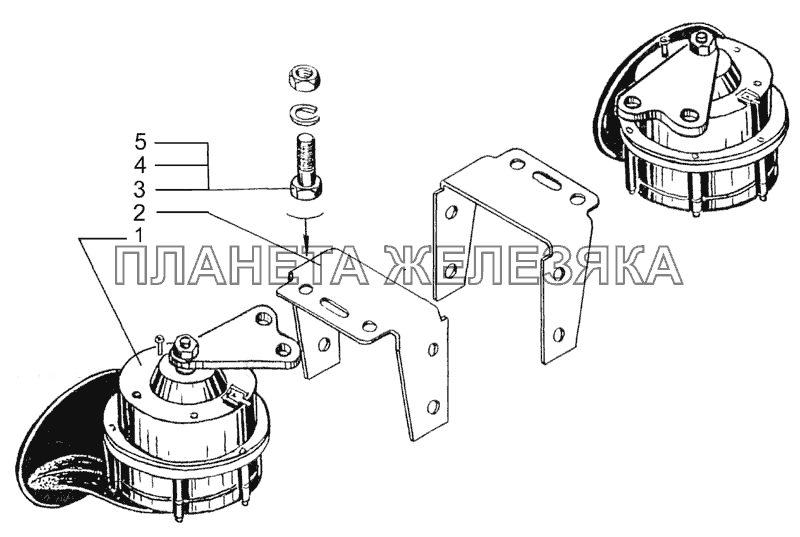 Сигнал звуковой КрАЗ-7133С4