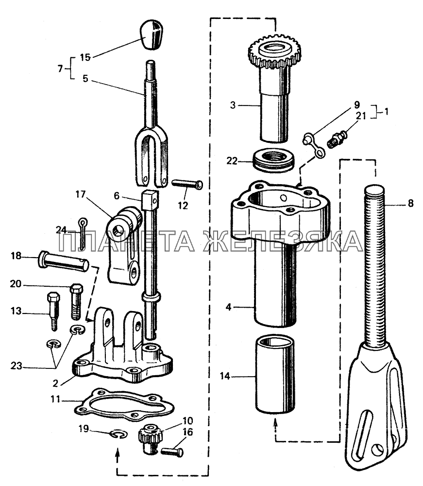 Раскос Т25-4628130-у1 ЛТЗ-55