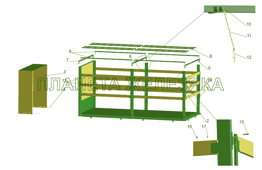 Установка тентовой надстройки и тента МАЗ-437040 МАЗ-437040 (Зубренок)