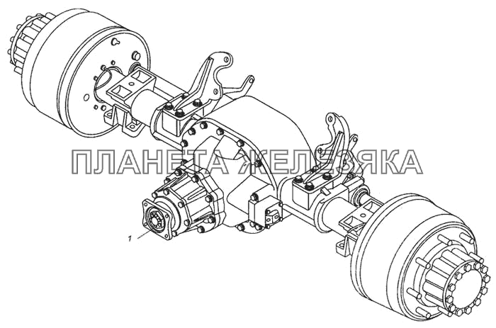 Мост задний МАЗ-437040 (Зубренок)