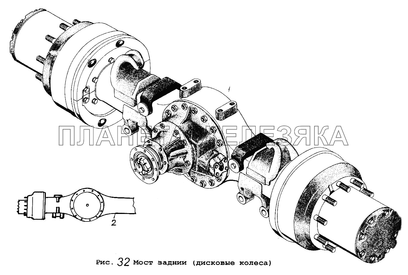 Мост задний (дисковые колеса) МАЗ-64229