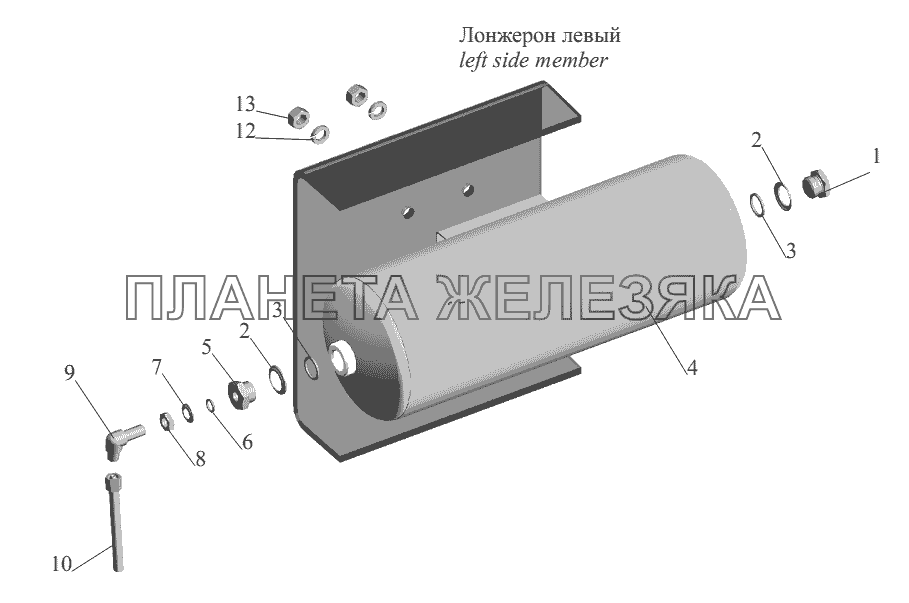 Ресивер регенерации МАЗ-555102, 5551А2